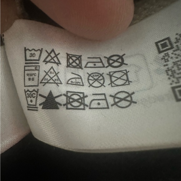 Zara Black and Beige Striped High Neck Quarter Zip Chunky Rib Knit Sweater XL - Picture 9 of 10